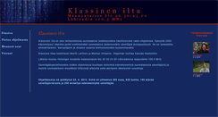 Desktop Screenshot of klassinenilta.fi